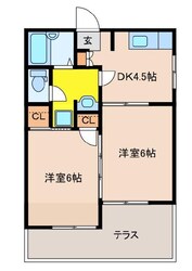 第１三重野コーポの物件間取画像